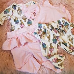 4 piece ice cream set